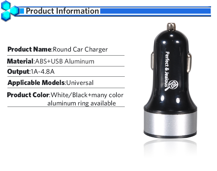 Wholesale China Supplier bullet car charger