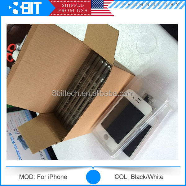アリババチャイナ100％安定した作業画面! 最高品質iphone4sのためのスクリーンの交換問屋・仕入れ・卸・卸売り