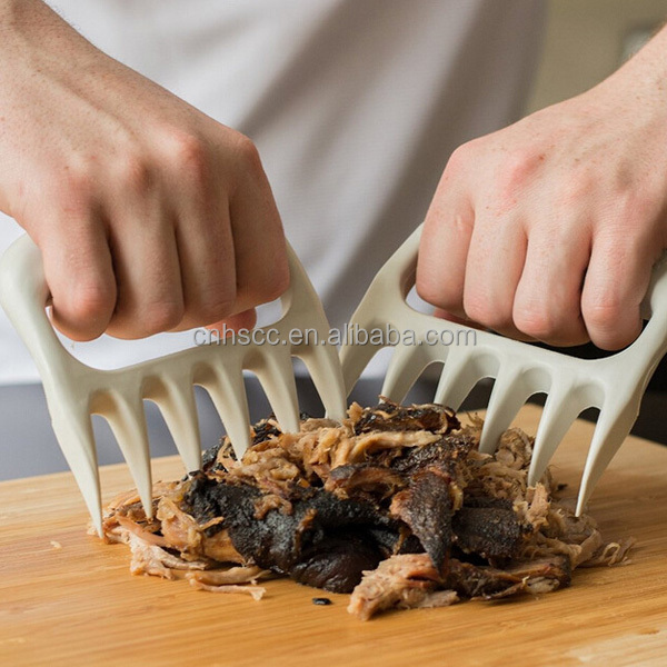食品等級のpcバーベキューフォーク肉の爪ハンドラbbq-f-001熊の足の爪問屋・仕入れ・卸・卸売り