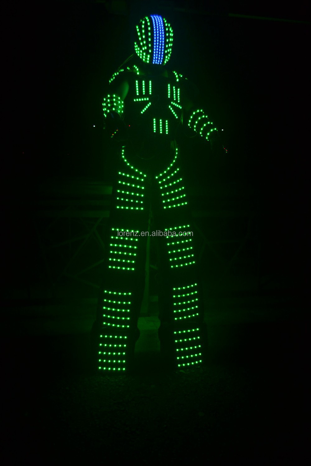 緑の巨大なデビッドrobretコスプレＬＥＤダンスの摩耗問屋・仕入れ・卸・卸売り