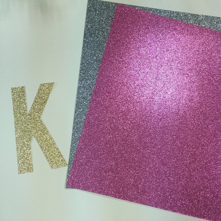 8.5*11 glitter paper sheet glitter cardstock