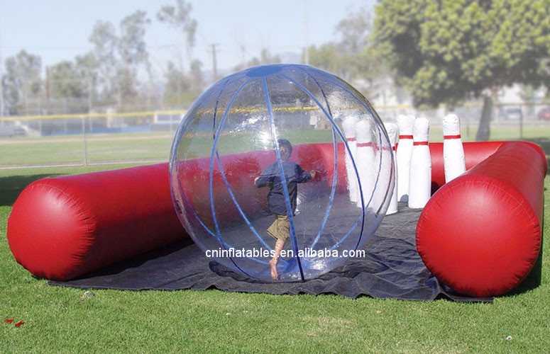 Fabricantes de jogos de bola de boliche humanos infláveis