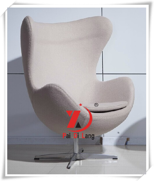 ファッショナブルなウールエッグチェアリビングルームの椅子のデザイナーの椅子問屋・仕入れ・卸・卸売り