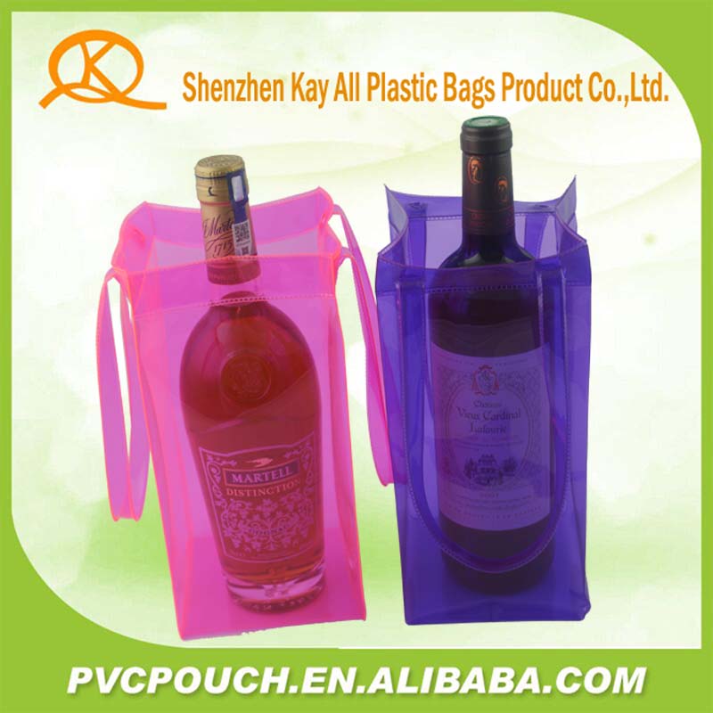 alibabaの最高の販売の昇進のための高品質pvcクーラーワイン工場卸売袋仕入れ・メーカー・工場