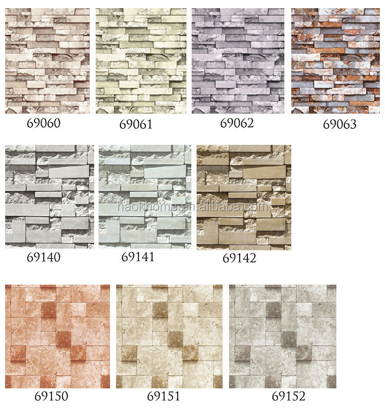 装飾的なビニール壁紙レンガ3d壁紙家の装飾のためのホームホテルのバーの装飾、 壁カバー問屋・仕入れ・卸・卸売り