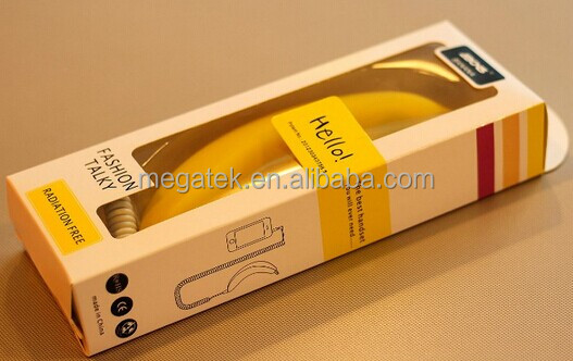 バナナは3.5mm iphone/blackerryのための電話ヘッドホーンの活字を手で組んだ問屋・仕入れ・卸・卸売り