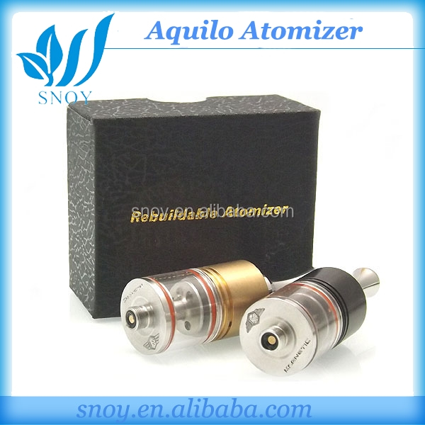 2014 Best quality modern design e cigarette Aquilo Atomizer clone rda aqulio atomizer for mechanical mod