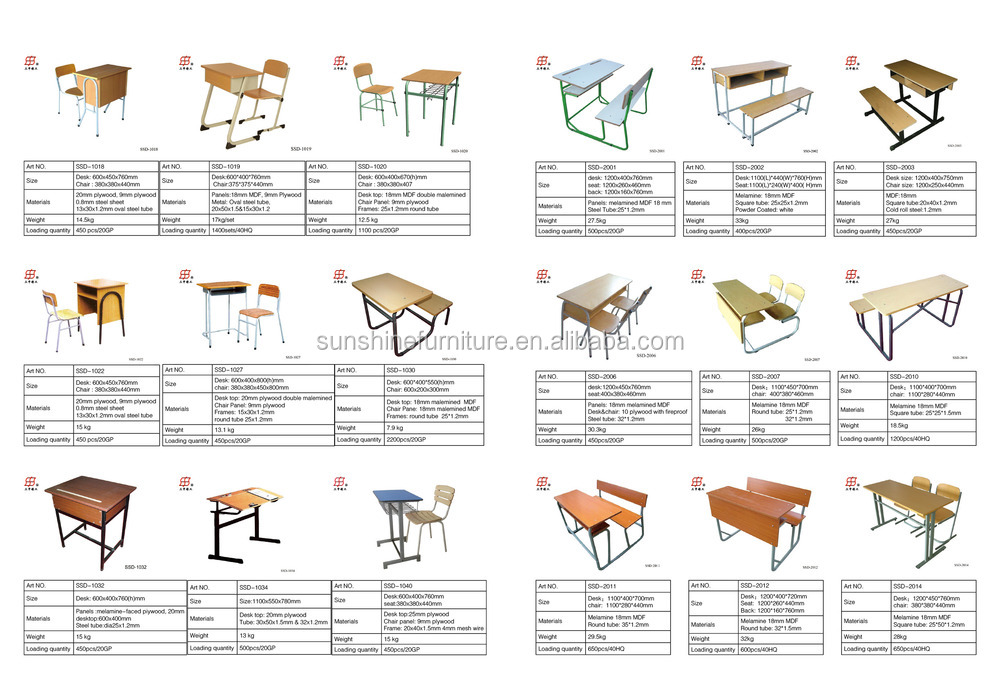 2 Steater School Chair 2 Seater Student Desk And Chair View Combo