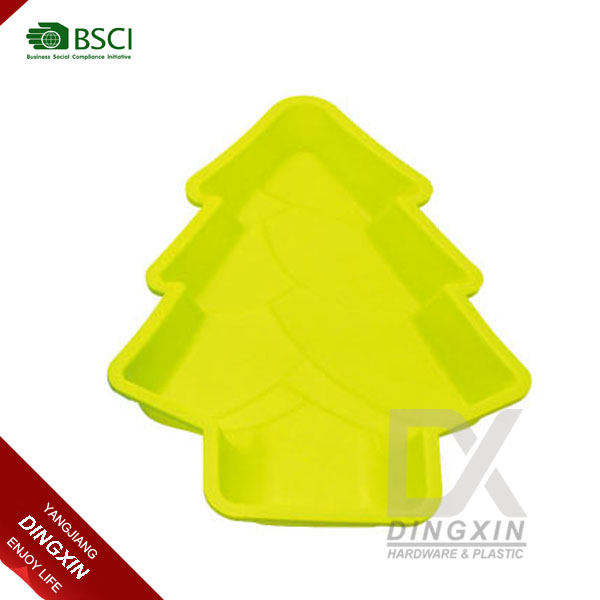 Large tree shape 3d silicone molds for cake decorating