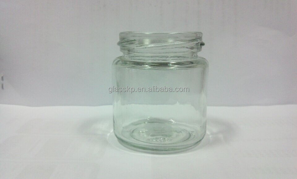 clear & flint empty 100ml/200ml /250ml glass jars