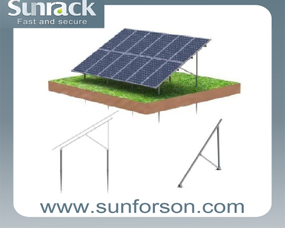 太陽電池モジュール架台・ネジ式地面設置架台問屋・仕入れ・卸・卸売り