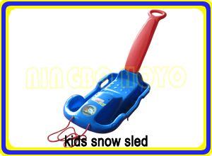 青いプラスチック製の防雪そり/草砂そり/プッシュ雪そり/雪用プラスチックそり問屋・仕入れ・卸・卸売り
