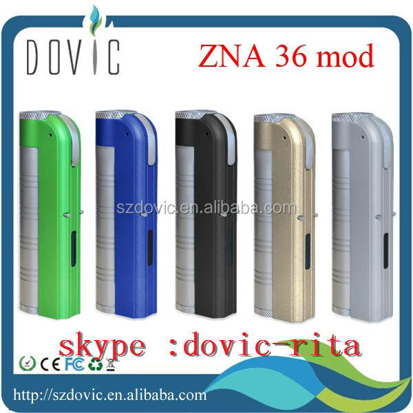 2014 tobeco newest e cig product zna 36 mod clone 5w-36w ZNA 36