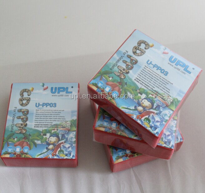 Upl不織布cd・dvdcdスリーブpp袋( 100pcs/pack) pp03問屋・仕入れ・卸・卸売り