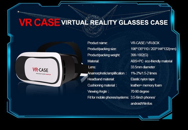 2016新しいvrボックス仮想現実3dメガネ用3.5-6.0インチのスマートフォン3dメガネ+ゲームコントローラ仕入れ・メーカー・工場