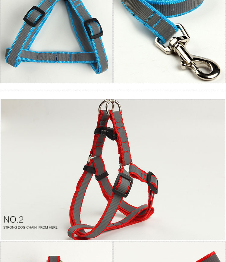 ナイロン反射yoyopetペットの首輪ハーネス用の犬pco-zh54色問屋・仕入れ・卸・卸売り