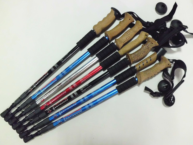 アンドラプラアウトドアスポーツ用品サプライ3登山杖スキーポールハンドルpvc問屋・仕入れ・卸・卸売り
