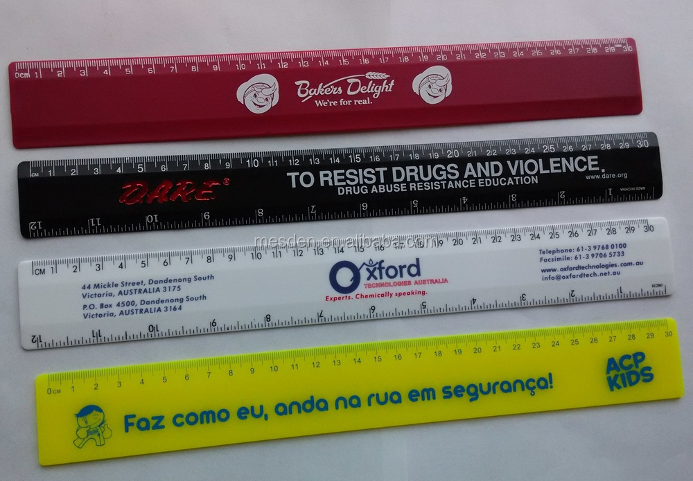 promotional plastic 6 inch ruler