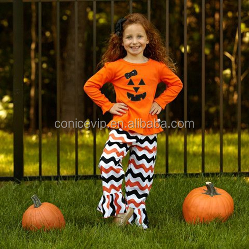 新しいデザインハロウィーンorangicの綿のパジャマカップルのための学校に戻るフクロウ仕入れ・メーカー・工場