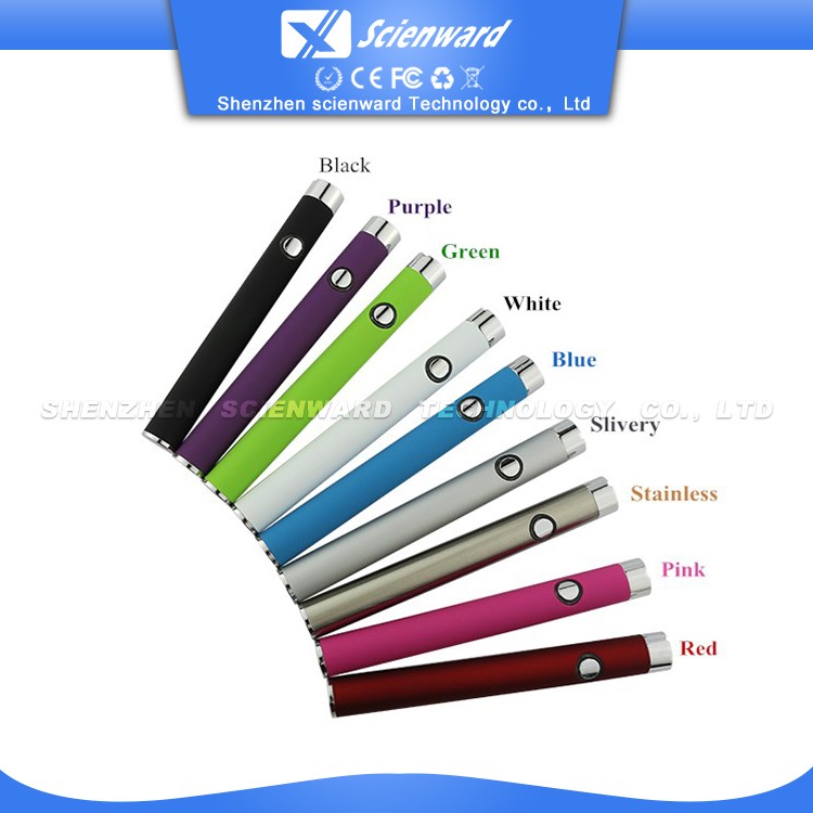 510 slim design 350mah vaporizer push button o pen vape battery