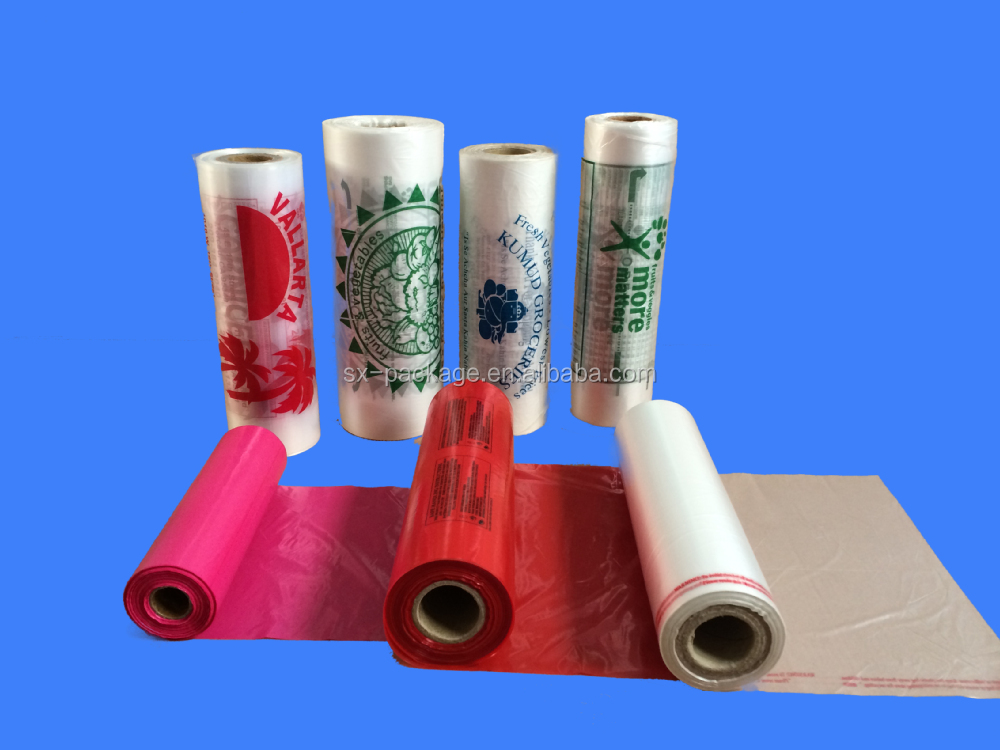 printed bags in/on roll with perforation