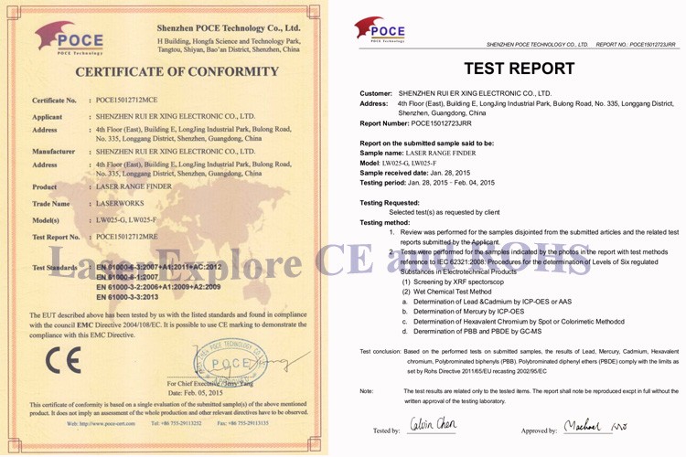 CE certificate 2