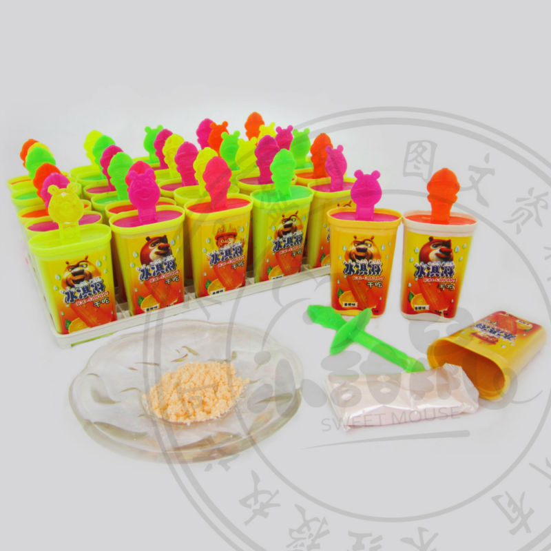 Funny new fruit ice cream powder candy
