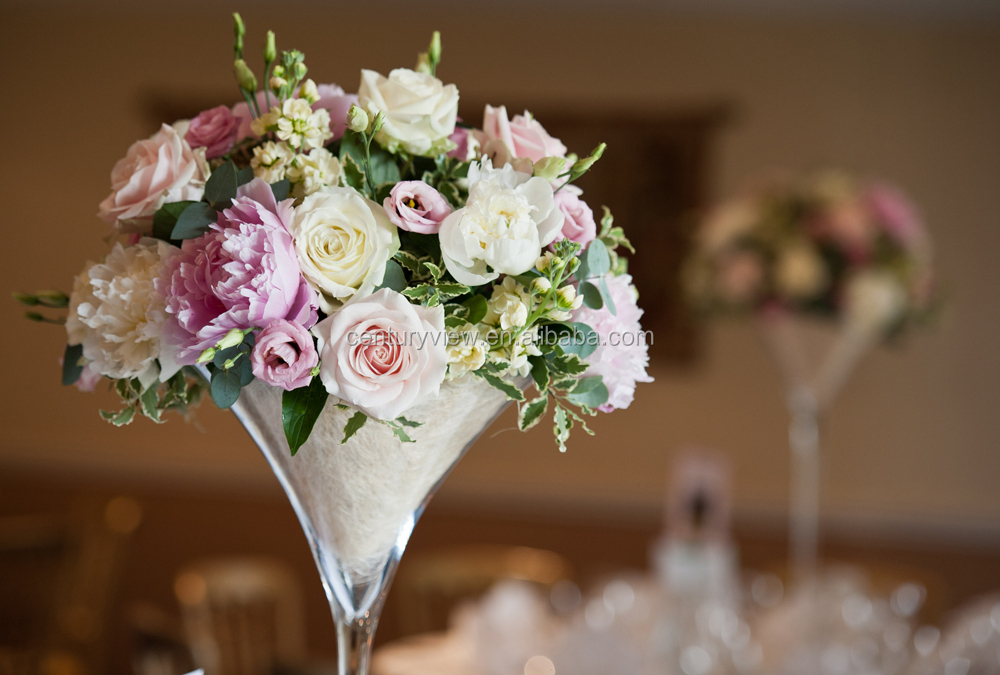 Long Glass Centerpiece : Long stemmed wholesale martini glass vases centerpieces
