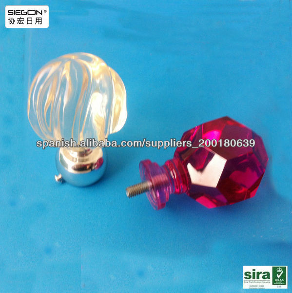 hermoso de acrílico perilla del gabinete para los muebles