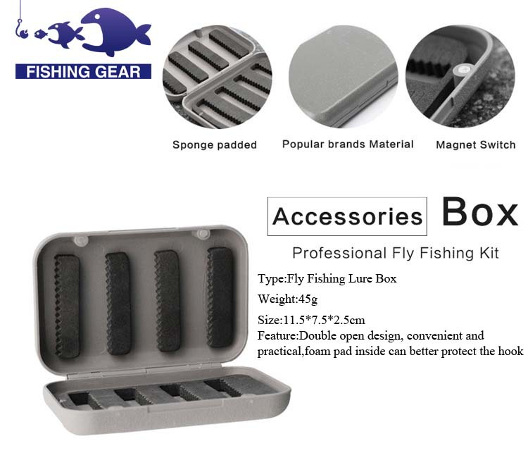 卸売プラスチック2015ボックス防水フライフィッシング釣り餌フック収納ケースボックスフィッシングボックス仕入れ・メーカー・工場