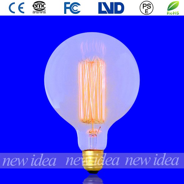 スパイラルフィラメント電球、 ビンテージライトランプ電球g9525w/40w/60w熱い販売仕入れ・メーカー・工場