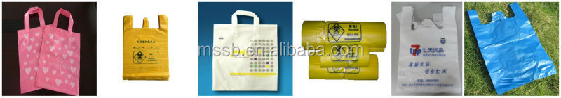 HDPE garbage bag Used For Packing Meat In Supermaket for japan