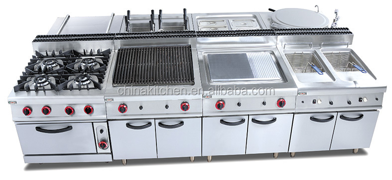 gas range with 4-burner with cabinet