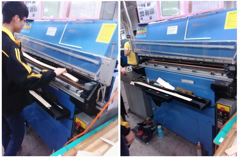 high speed precision heat leather belt machine