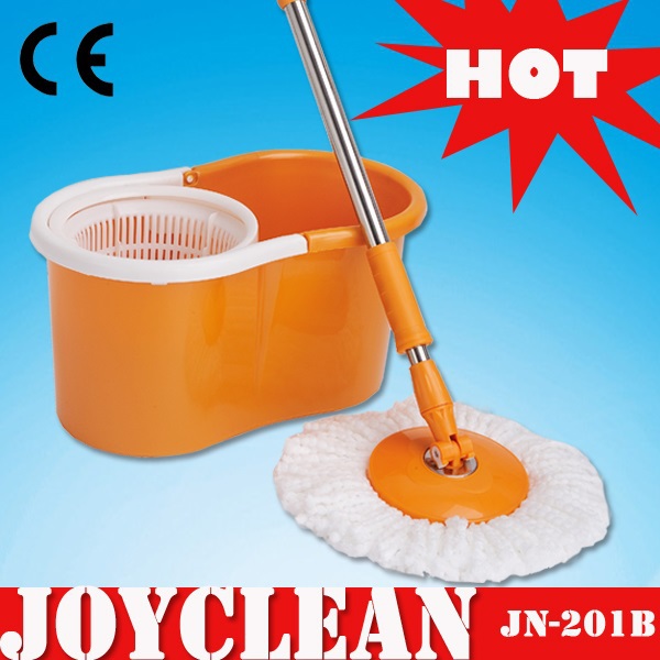 テレビアイテムjoycleanjn-2032014年ペダルフリーハンドプレススピンモップ問屋・仕入れ・卸・卸売り