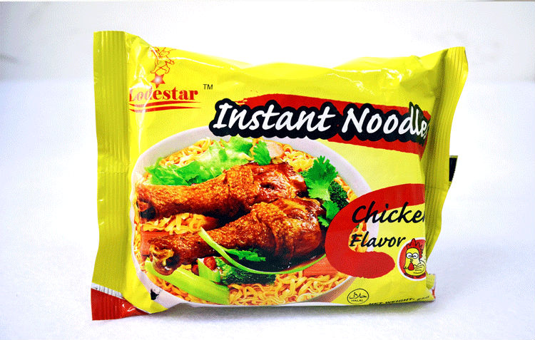 3 minutes instant noodles with low calories