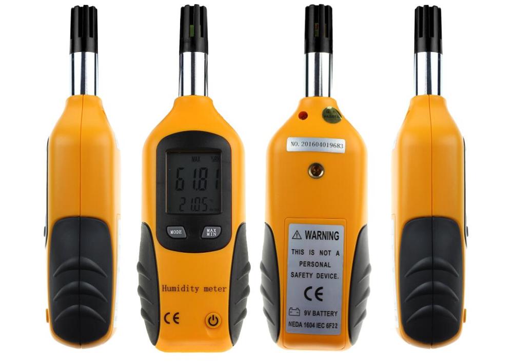 Handheld Digital Portable High Accuracy Temperature And Humidity Meter