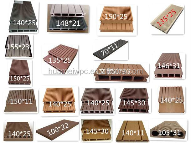 Light Weight And Easy To Install Outdoor WPC Decking & Flooring