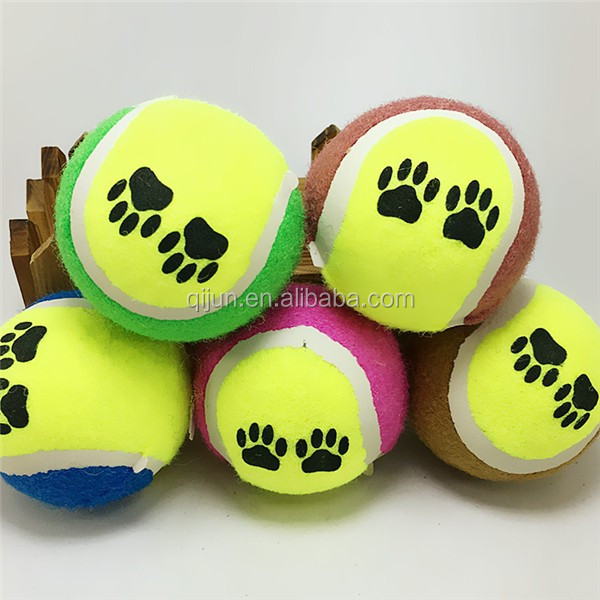 綿ペットボール犬ボールテニスカラフル卸売犬のおもちゃボール仕入れ・メーカー・工場