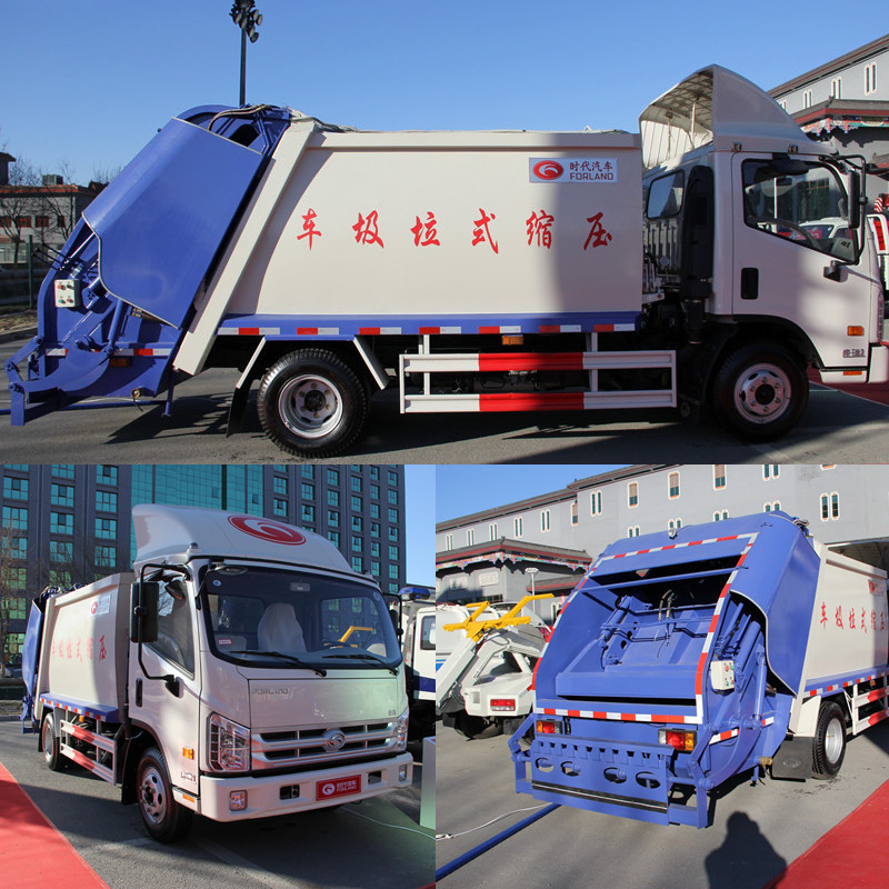 Rubish Truck Garbage Truck 4X2 Compactor Garbage Truck