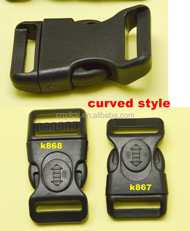 custom bag plastic clip lock buckle