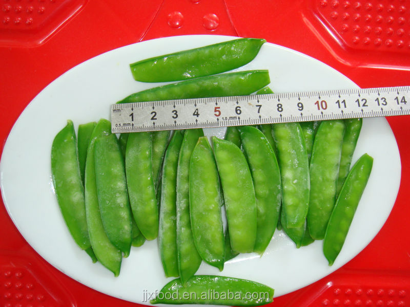 newest crop iqf frozen snow pea pods