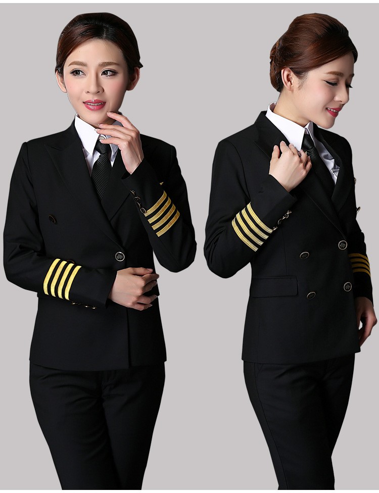 Juqianクラシックテーラーメイド緑女性航空会社のスーツ制服/女性エアラインパイロット制服仕入れ・メーカー・工場