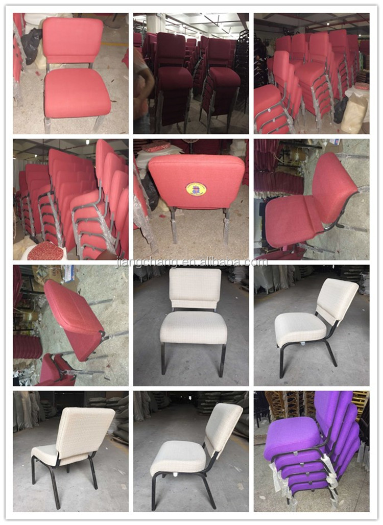 パッド入りの積み重ね可能な椅子営業jc-e209使用されるプロの教会仕入れ・メーカー・工場