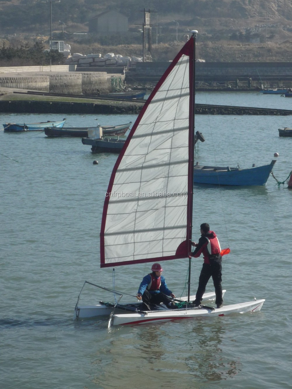 4m catamaran sail boat.JPG
