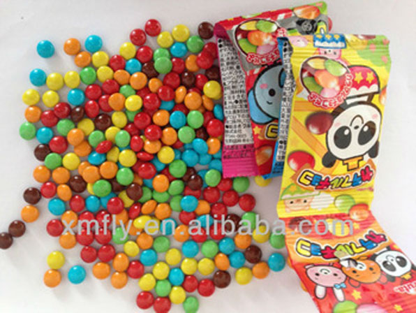 Sugar Coated Colorful Chocolate Beans