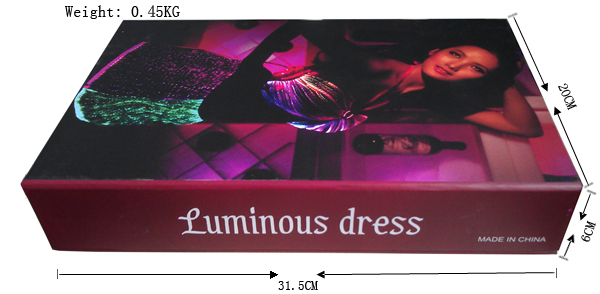 新着2014年光ファイバーled発光安い長いイブニングドレス仕入れ・メーカー・工場