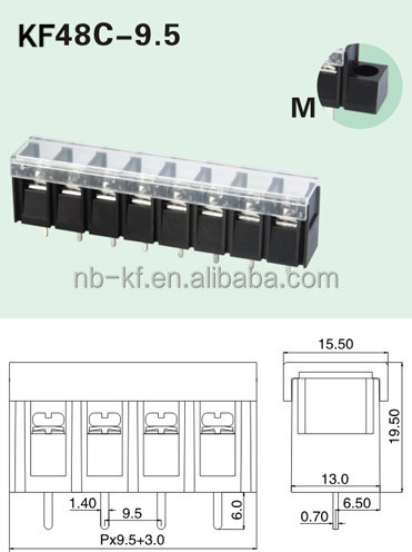 バリアターミナルブロックコネクタ絶縁pitch9.5mm仕入れ・メーカー・工場