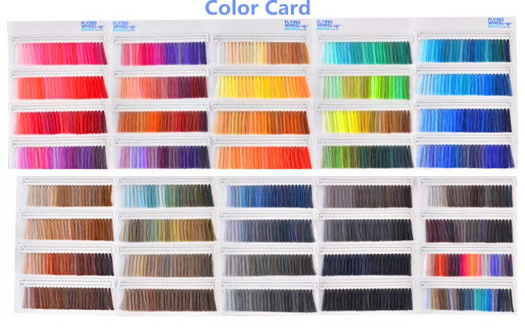 Wholesale 100D 100% polyester texture sewing thread for garment