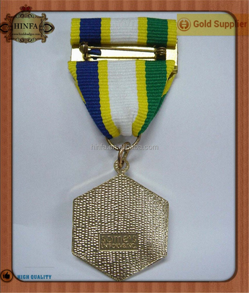 concave convex hand in hand gold medals with ribbon